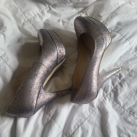 💕Enzo Angiolini sparkling pink heels - Picture 3 of 8